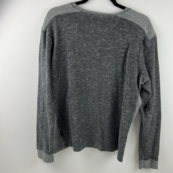 Buffalo Men's Grey Long Sleeve Henley size large - Picture 4 of 12